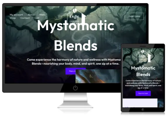 Mystomatic Blends Website Image